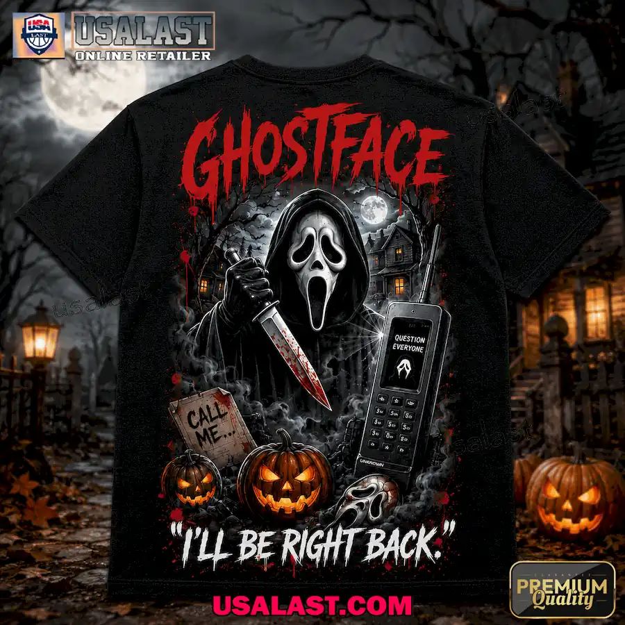 Scream Ghostface Halloween 3D Tee Shirt