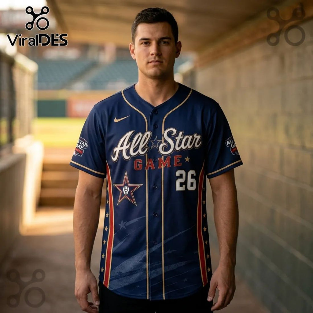 Milwaukee Brewers 2026 All-Star Game Navy Blue Baseball Jersey