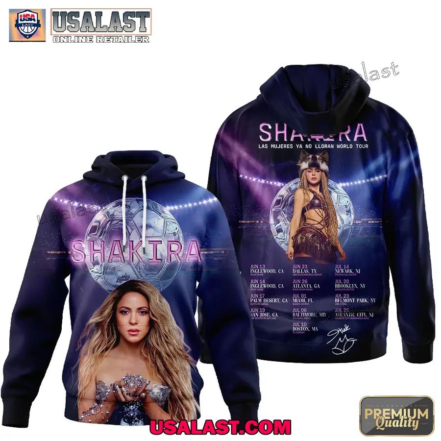 Shakira Las Mujeres Ya No Lloran World Tour 2026 Premium T-Shirt