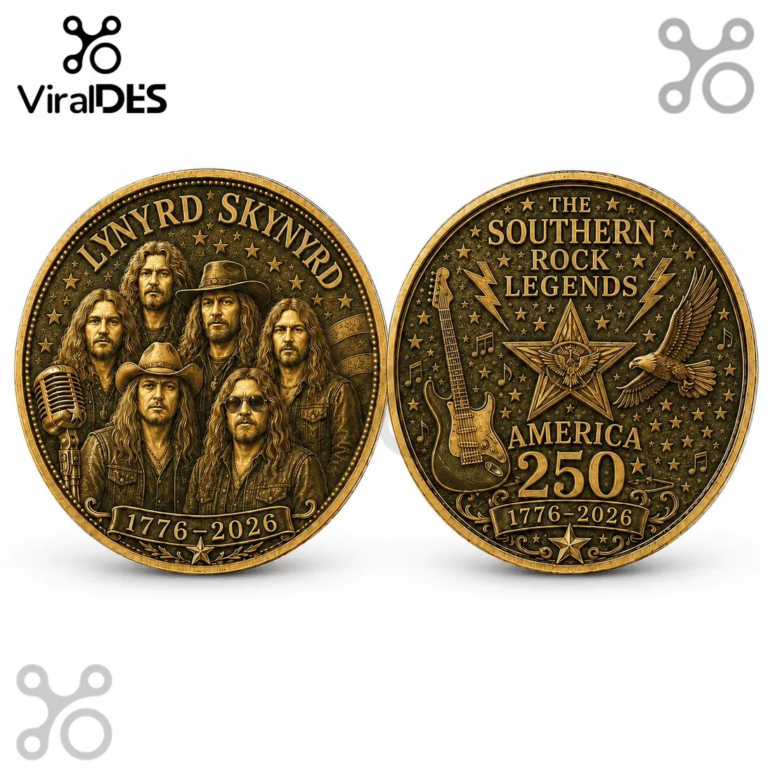 Lynyrd Skynyrd America 250th Anniversary Commemorative Coin
