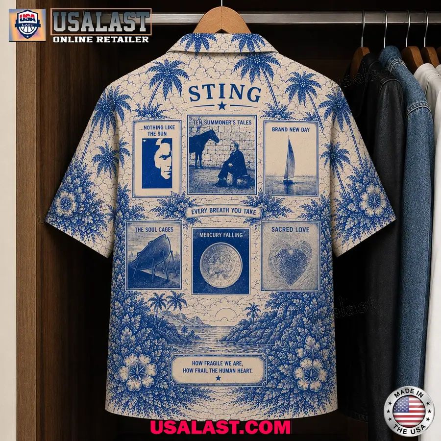 Sting Vintage Tropical Album Hawaiian Shirt