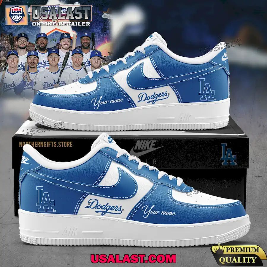 Los Angeles Dodgers Custom Air Force 1 Sneaker 2026