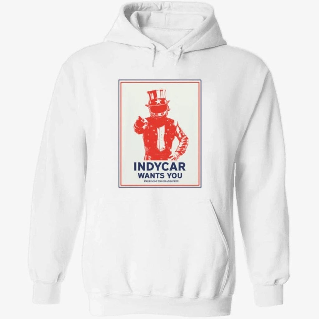Indycar Merch 2026 Freedom 250 Grand Prix INDYCAR Wants You T-Shirt