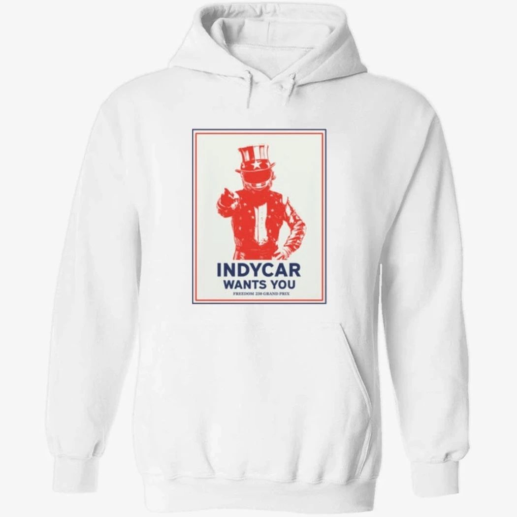 Indycar Merch 2026 Freedom 250 Grand Prix INDYCAR Wants You T-Shirt