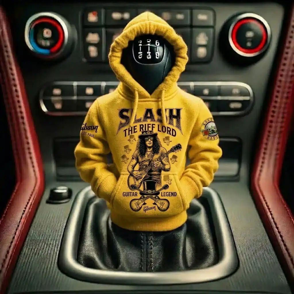 The Guitar Legend Slash Gibson Les Paul Car Gear Shifts Hoodies