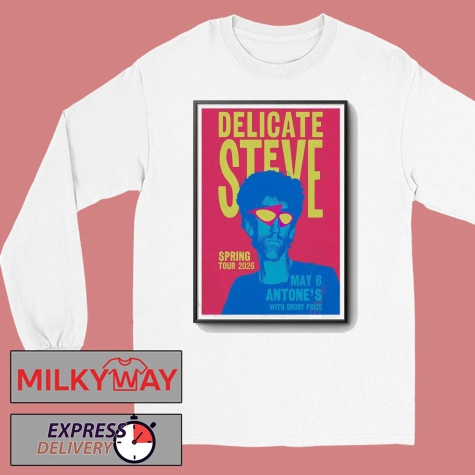 Poster Delicate Steve Texas, USA May 6 2026 Tour shirt