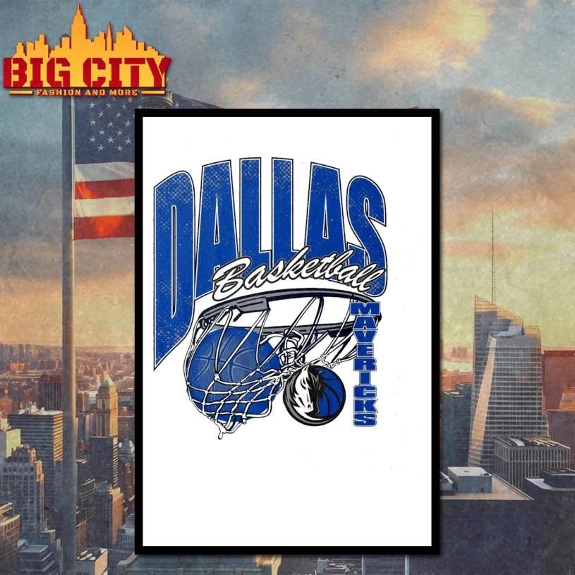 Funny Dallas Mavericks Script Swish Shirt