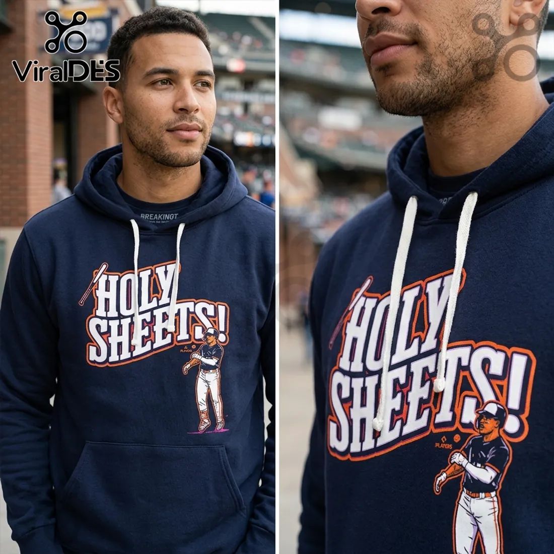 Holy Sheets Baseball Graphic Pullover Hoodie