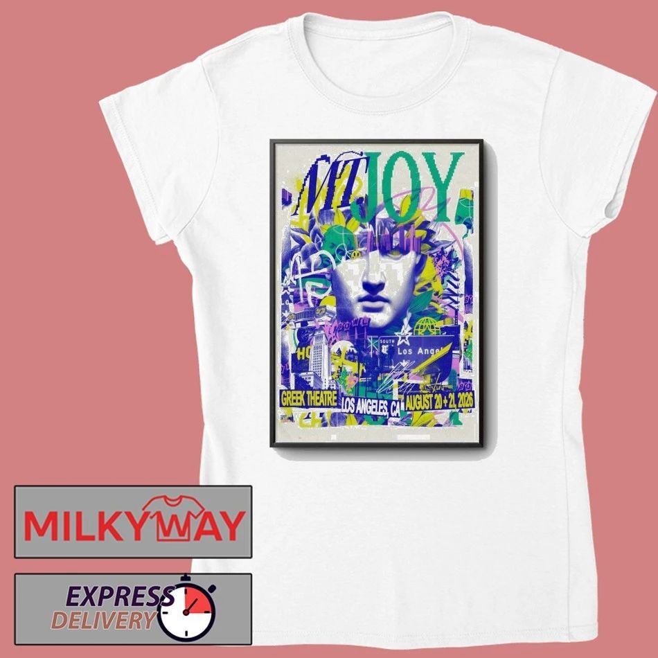 MT. Joy Los Angeles 8 20-8 21 2026 Poster shirt