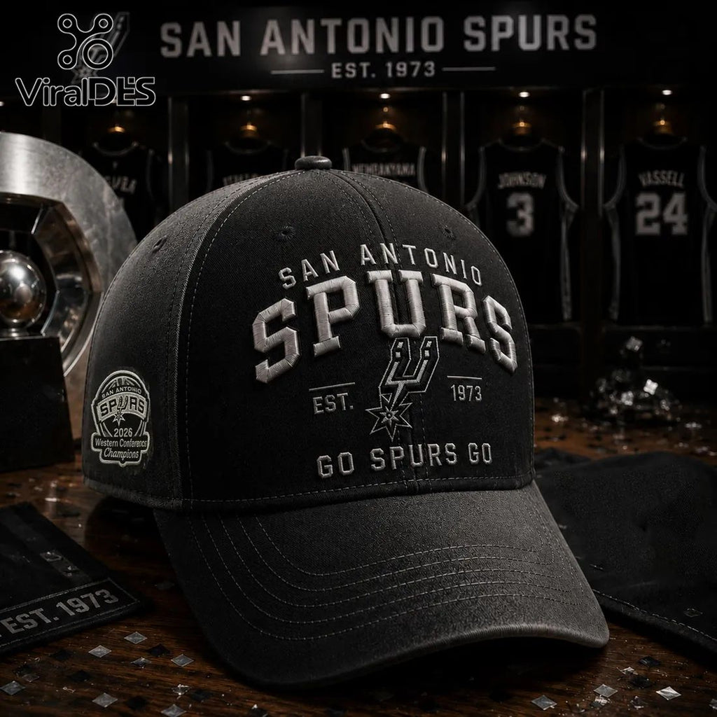 San Antonio Spurs 2026 Western Conference Champions Baseball Cap