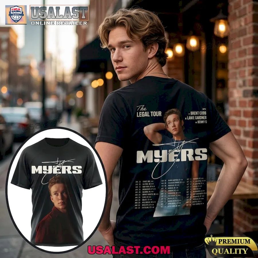 Ty Myers The Legal Tour 2026 Apparel Shirt