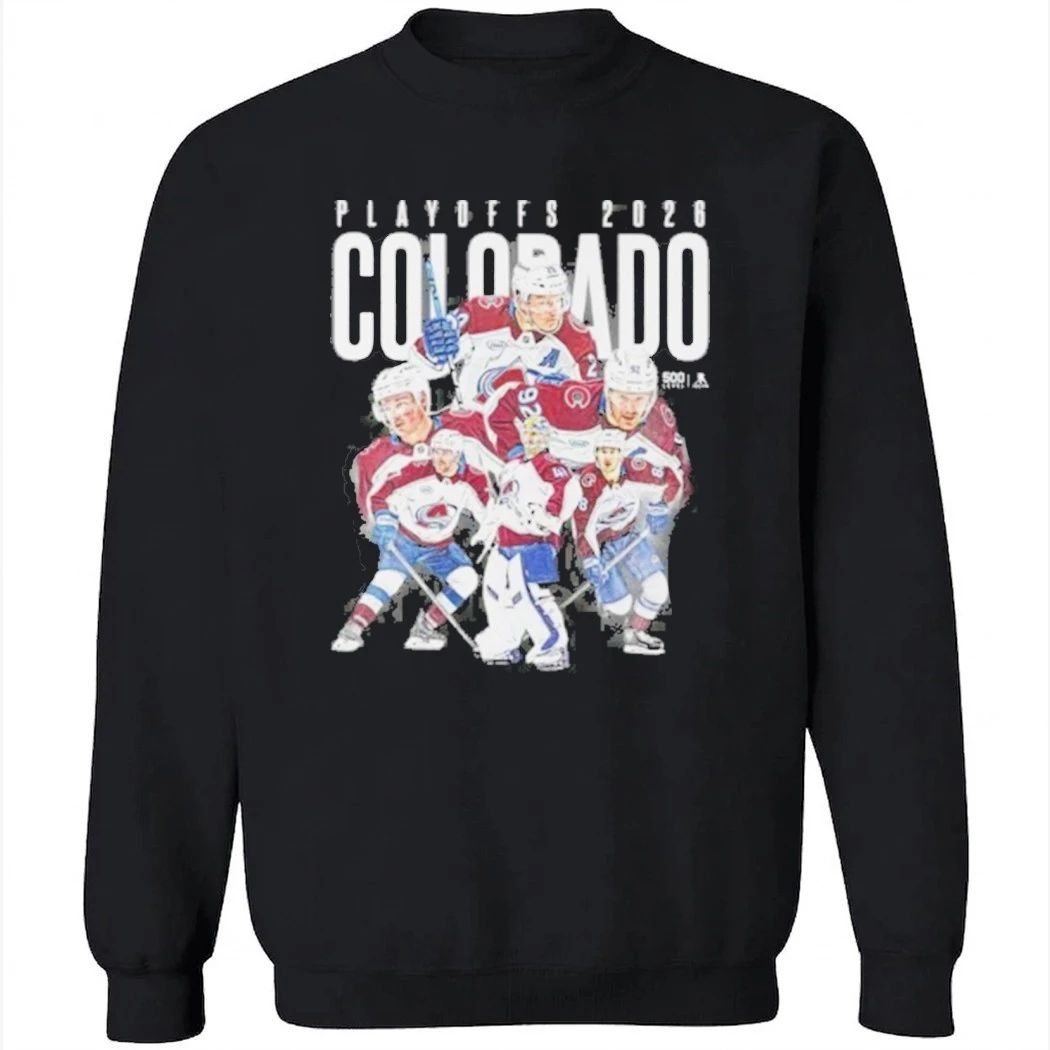 Colorado Avalanche 500 Level 2026 Playoff Heroes T-Shirt