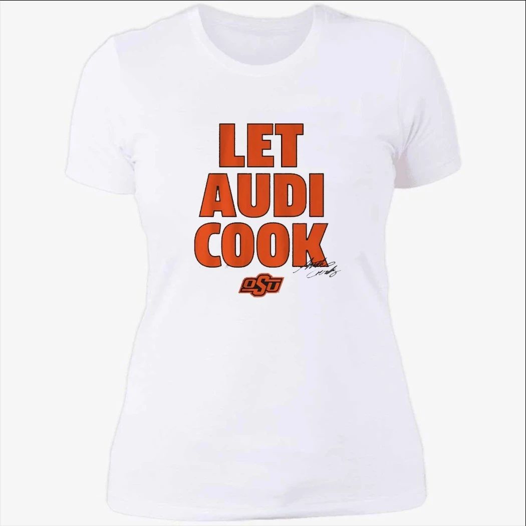 Oklahoma State Basketball Audi Crooks Let Audi Cook Shirt
