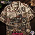 Indian Motorcycle Vintage Hawaiian Shirt