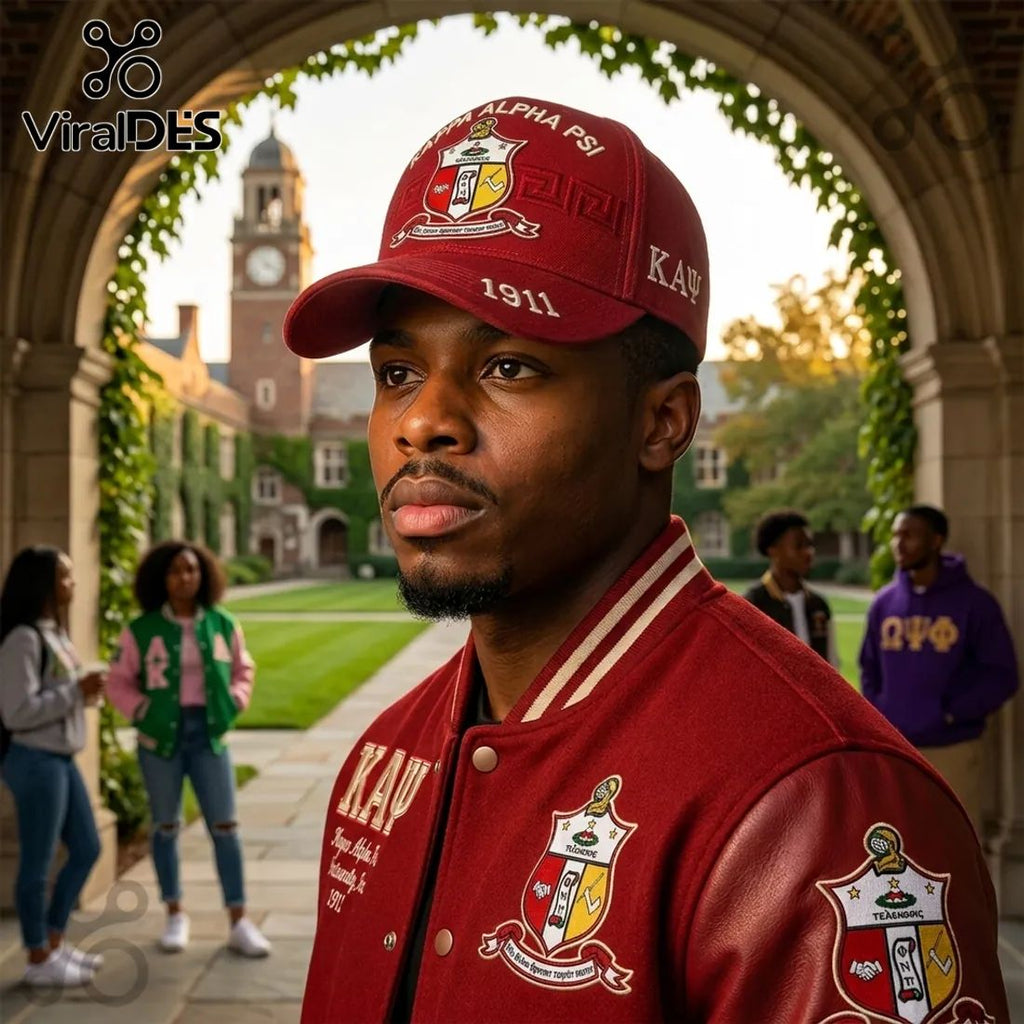 Kappa Alpha Psi 1911 Crimson Embroidered Baseball Cap