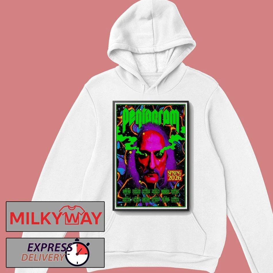 Pentagram Spring Tour 2026 Poster shirt