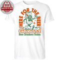 Here For The Beer, St. Patricks Day Cleveland Beer Drinkers Union T-Shirt