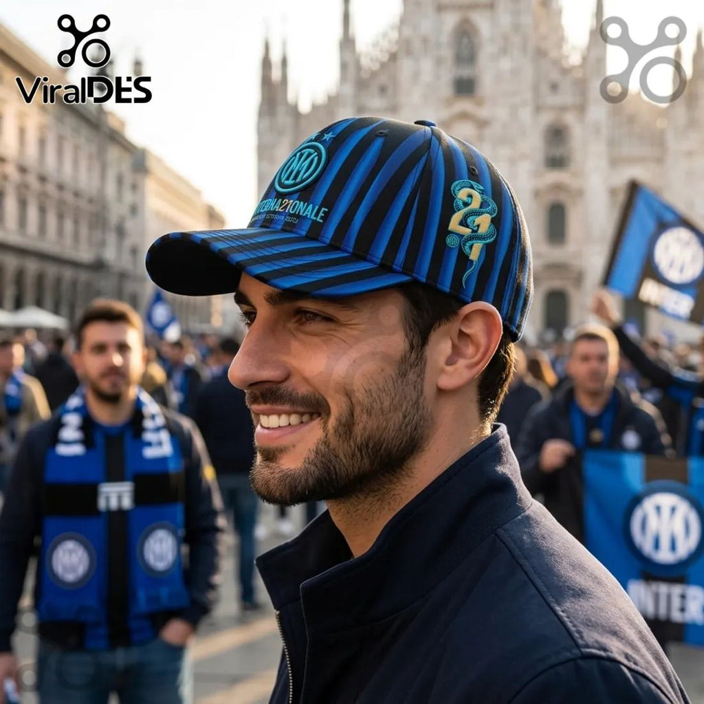 Inter Milan 25/26 Scudetto Champions Baseball Cap