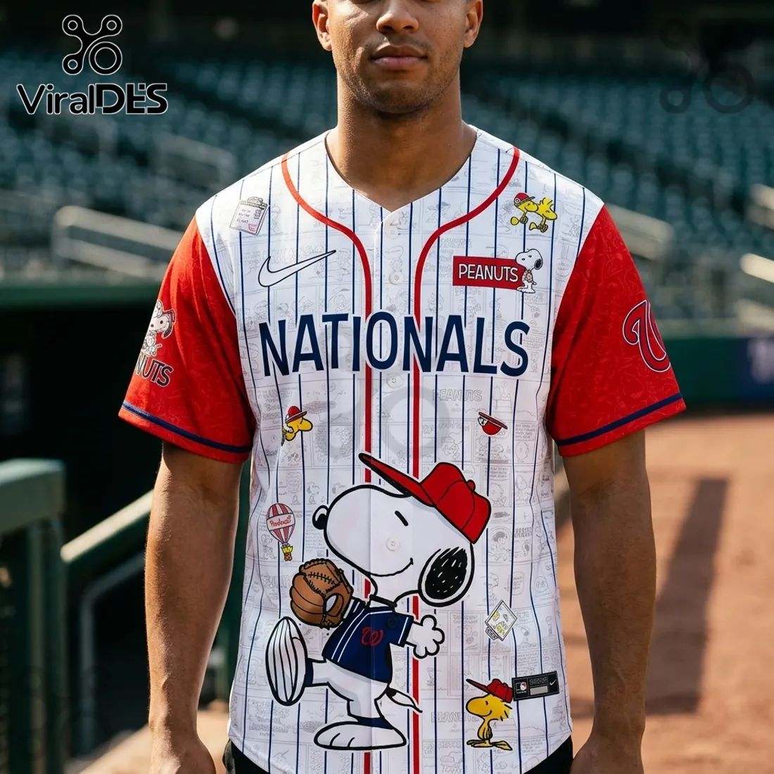 Peanuts x Washington Nationals Limited Edition Baseball Jersey