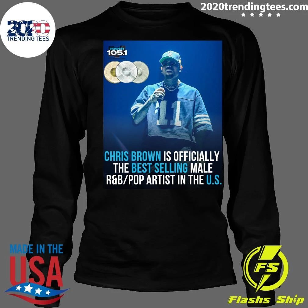 Chris Brown Is Officially The Best Selling Male R&B-Pop Artist In The U.S. Shirt