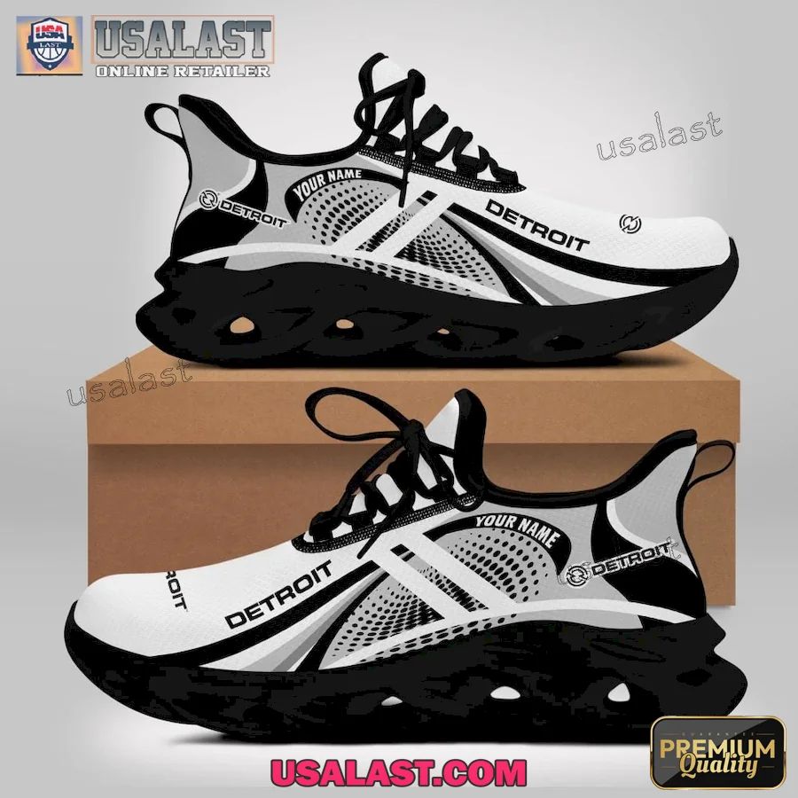 Detroit Diesel Tractor Personalized Max Soul Shoes