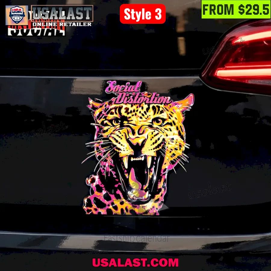 Social Distortion Edition Car Name Badge