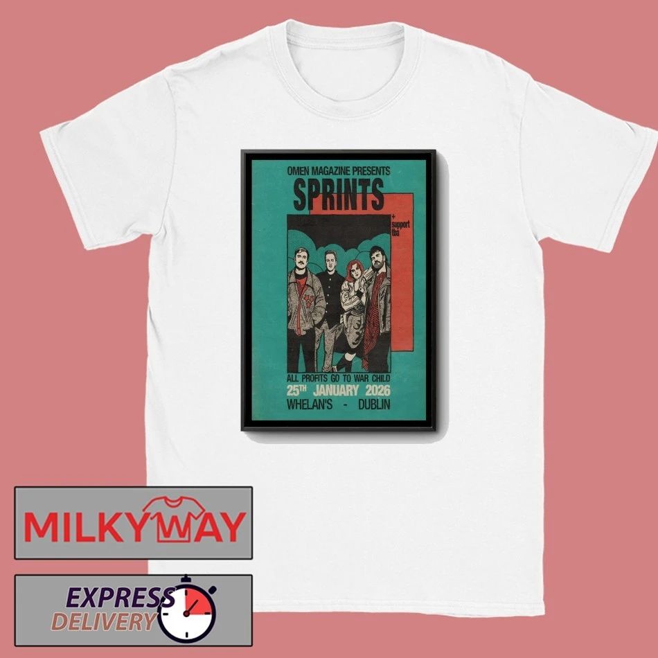 Sprints Jan 25 2026 In Dublin Ireland Poster shirt