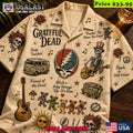 Grateful Dead Dancing Bears Vintage Hawaiian Shirt