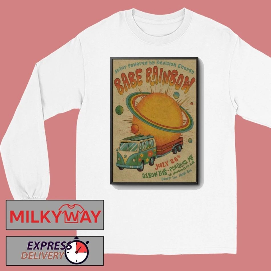 POSTER Babe Rainbow July 26 2026 Portland ME Tour shirt