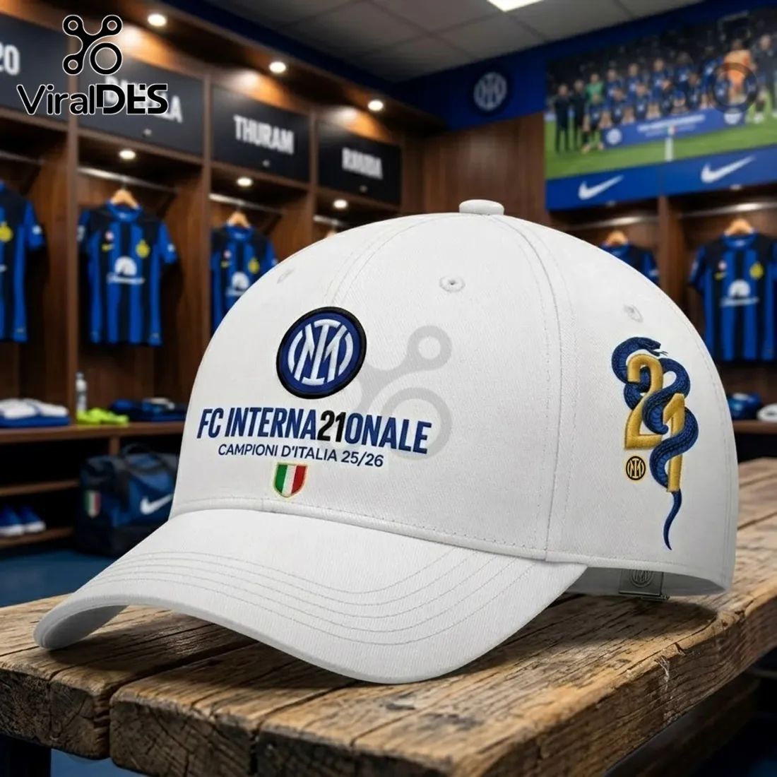Inter Milan FC Internazionale Champions 25/26 Baseball Cap