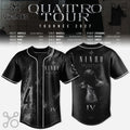 Ninho Quattro Tour Black Button Up Baseball Jersey