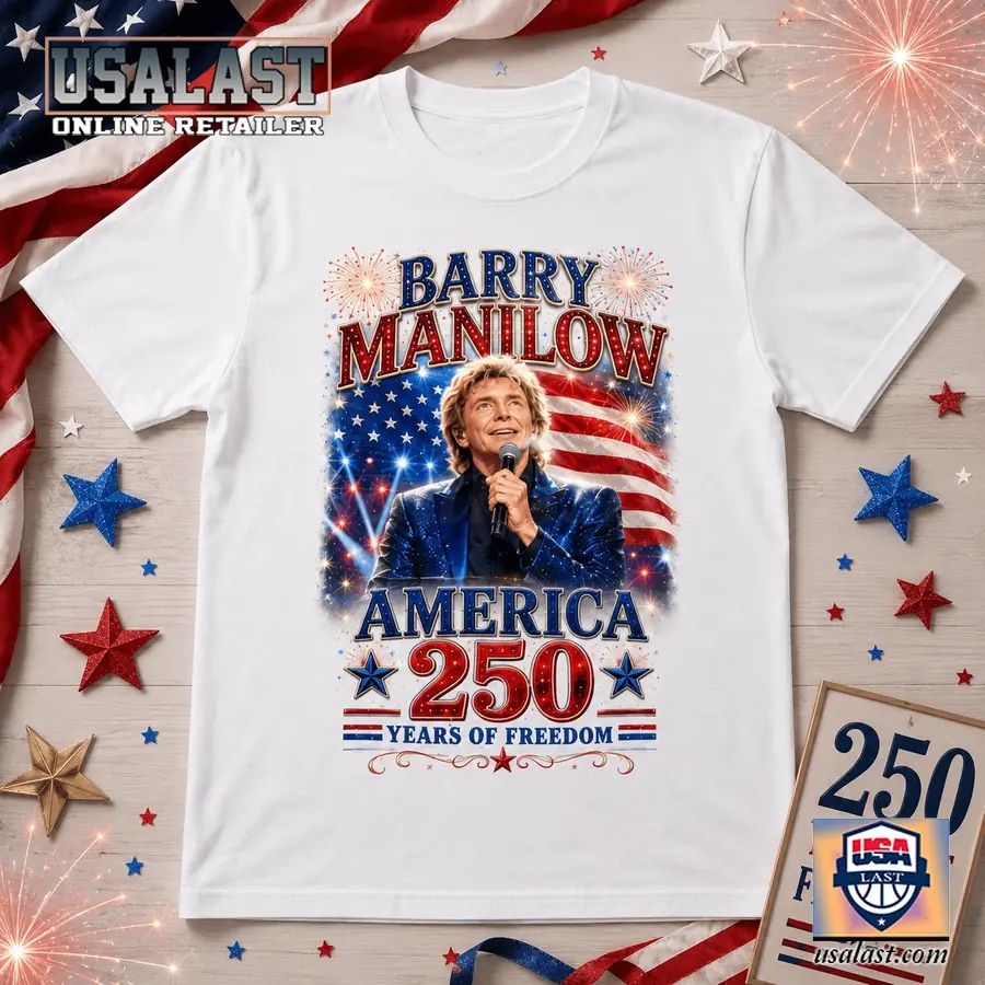 Barry Manilow Bless America 250th Anniversary 3D T-Shirt