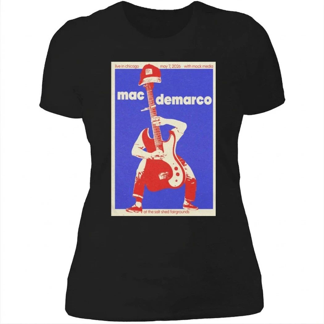 Mac Demarco May 7 2026 The Salt Shed, Chicago IL Poster Shirt