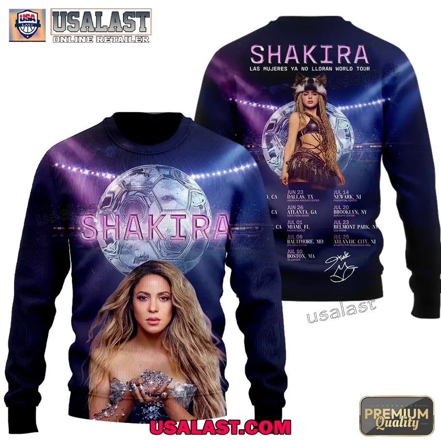 Shakira Las Mujeres Ya No Lloran World Tour 2026 Premium T-Shirt