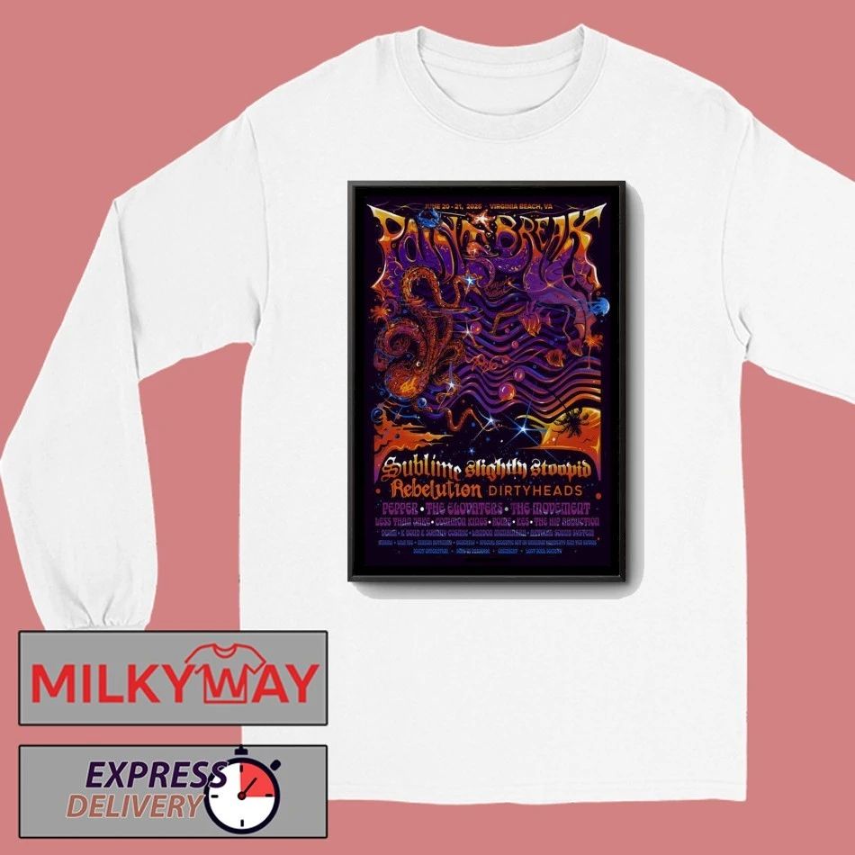 Point Break Music Festival Virginia Beach, VA 6 20-6 21 2026 Poster shirt