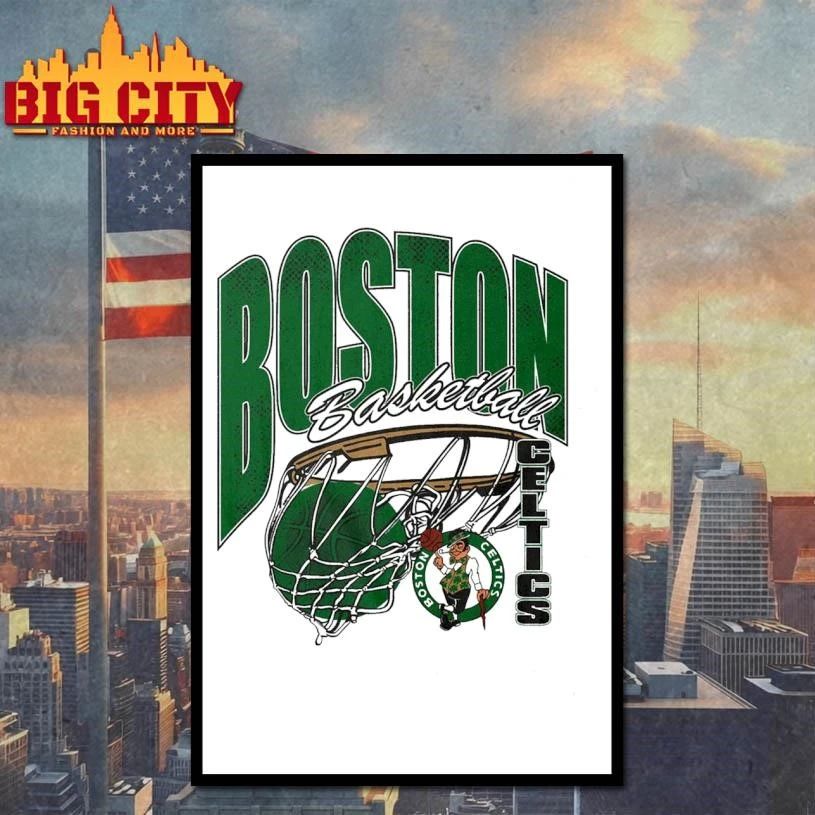 Awesome Boston Celtics Script Swish Shirt