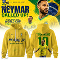 Neymar Jr Brazil National Football Team 2026 World Cup Custom Hoodie