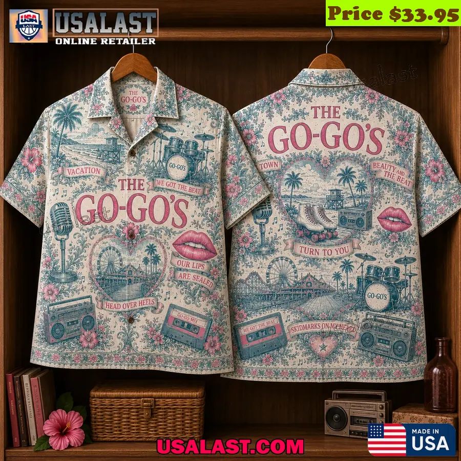 The Go-Go’s 80s Pop Rock Retro Hawaiian Shirt
