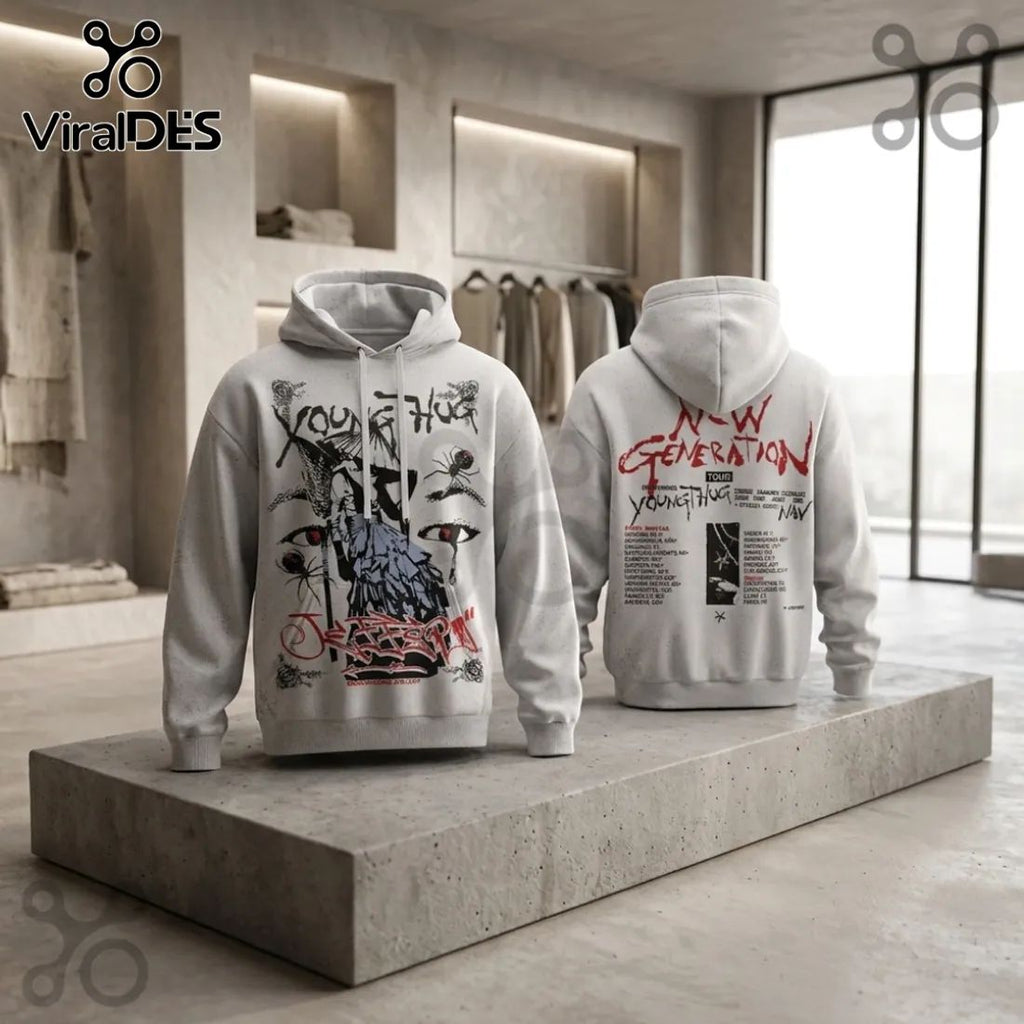 Young Thug New Generation Tour White Hoodie