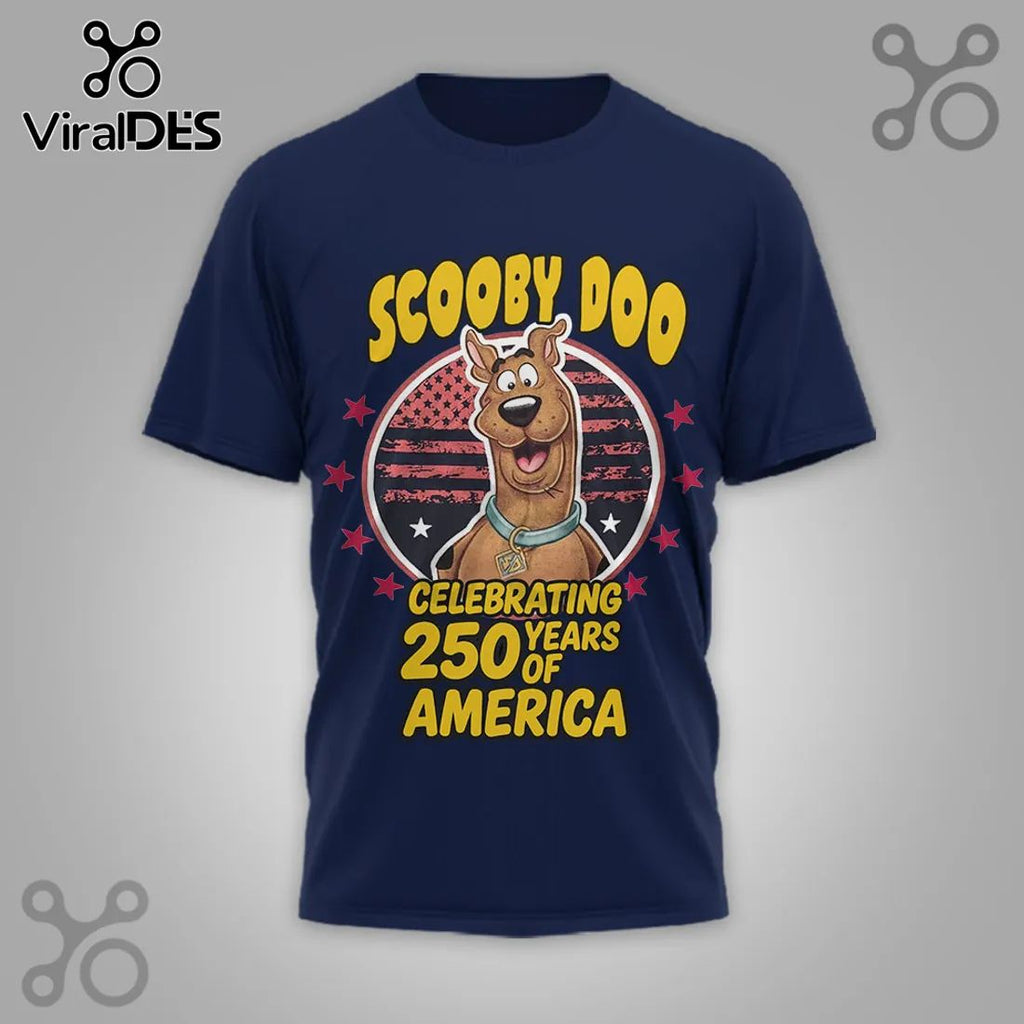 Scooby-Doo 250 Years America Patriotic Anniversary Shirt