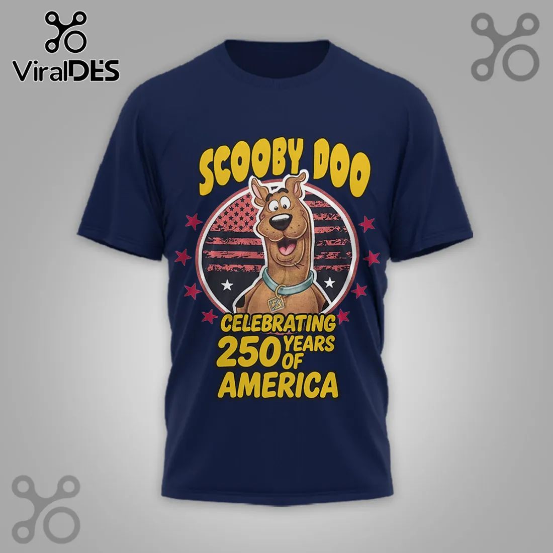 Scooby-Doo 250 Years America Patriotic Anniversary Shirt