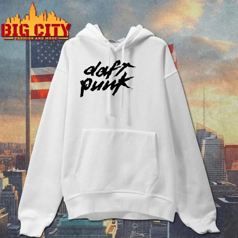 Daft Punk White Tee Standard Logo Shirt
