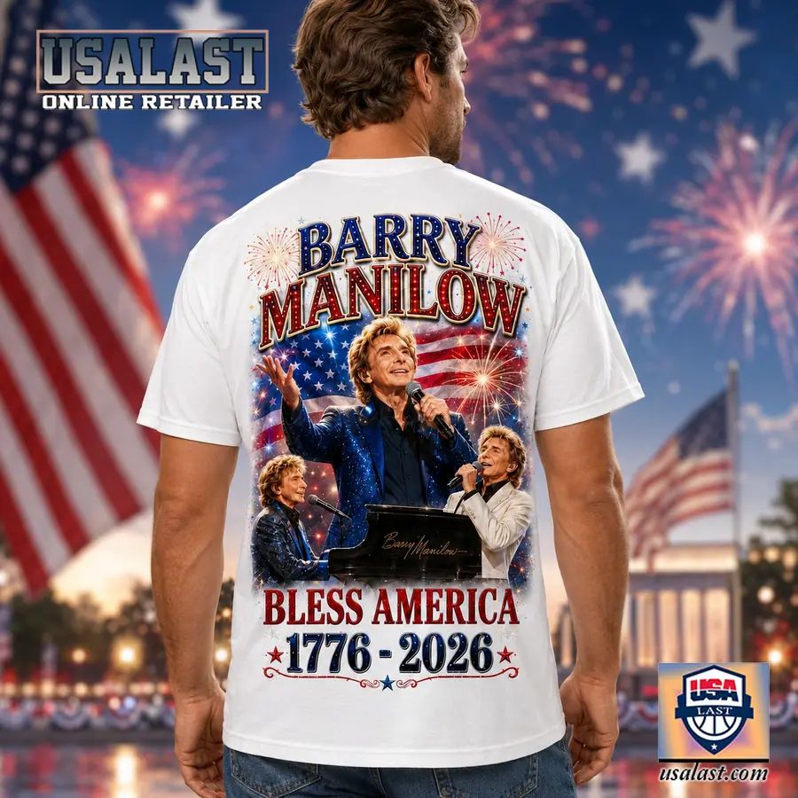 Barry Manilow Bless America 250th Anniversary 3D T-Shirt