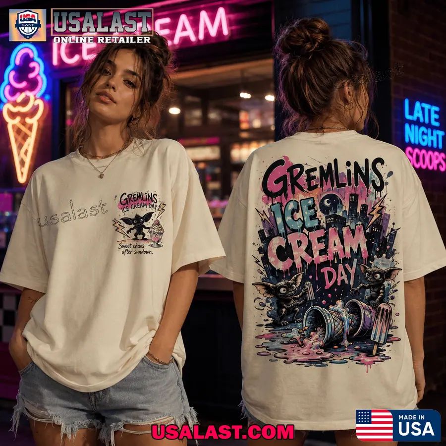 Gremlins Ice Cream Day Premium 3D Shirt