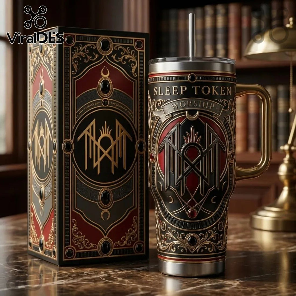 Sleep Token Worship Gothic Stainless Steel 40oz Tumbler