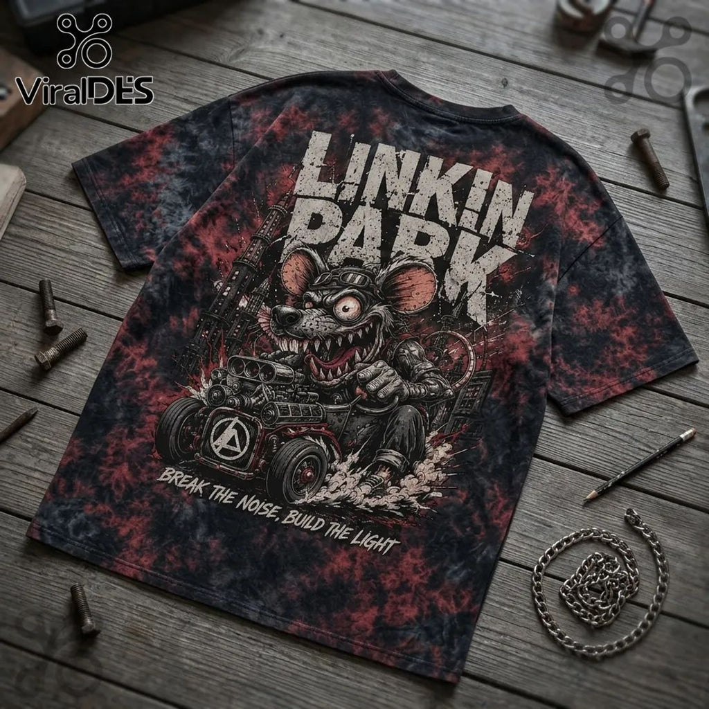 Linkin Park Premium Tie Dye Mascot T-Shirt