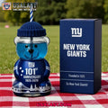 New York Giants 101st Anniversary Collectible Bear Glass Cup