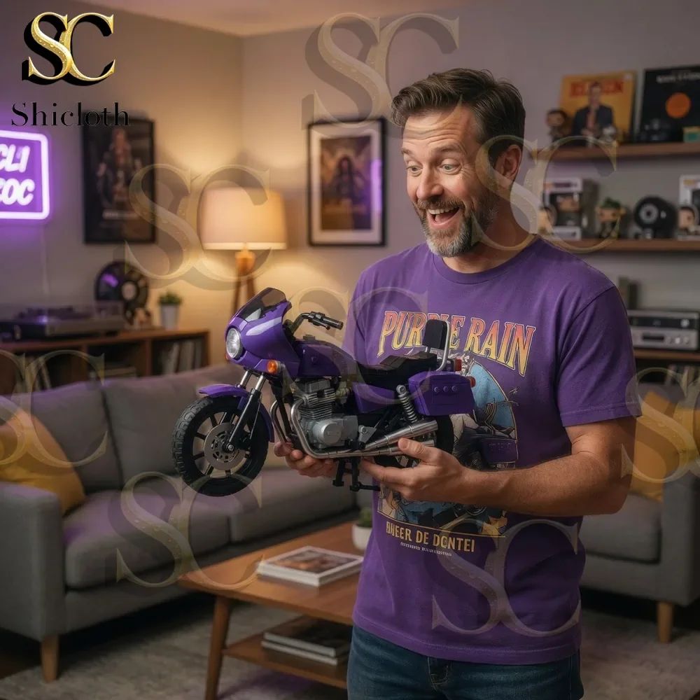 Purple Rain Motorcycle Custom CM400A 42nd Anniversary Collection Building Brick Set