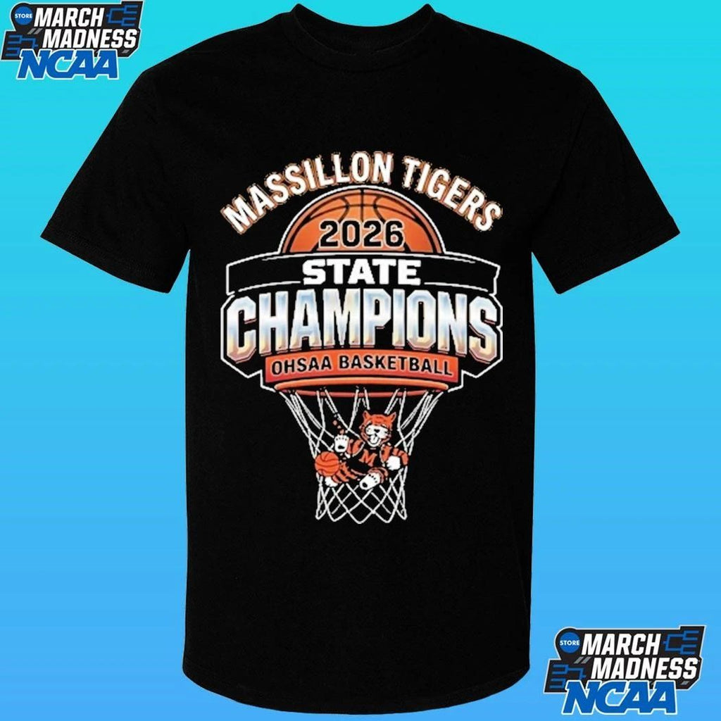 Massillon Tigers Ohsaa State Champions 2026 Shirt