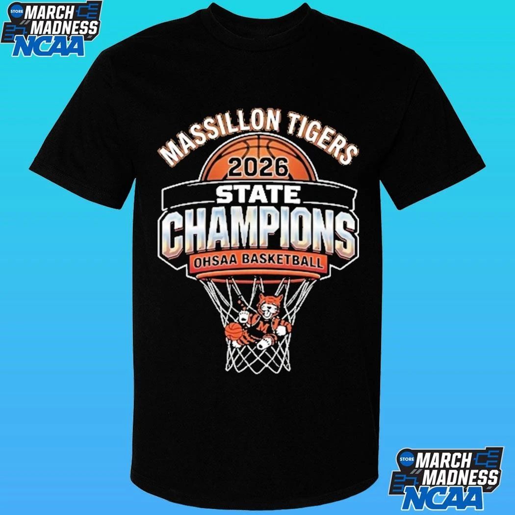 Massillon Tigers Ohsaa State Champions 2026 Shirt